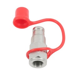 3/8 Flat Face Hydraulic Quick Connect Male Coupler 3/8 NPT Thread Heavy Duty