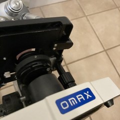 OMAX M82ES 40X-2000X DOUBLE LAYER BINOCULAR BIOLOGICAL COMPOUND MICROSCOPE