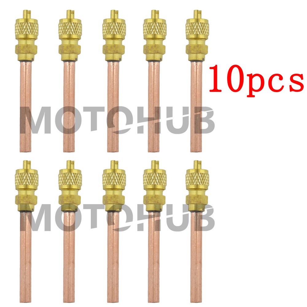 10x Service/Access Valve 1/4″ SAE *1/4″ OD *2.75″ Stem Core AC Refrigeration Kit