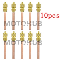 10x Service/Access Valve 1/4″ SAE *1/4″ OD *2.75″ Stem Core AC Refrigeration Kit