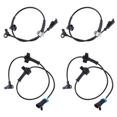 Front and Rear Left & Right ABS Wheel Speed Sensor 2 Pair for Chevy Silverado⬆️