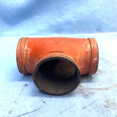 VICTAULIC FIRELOCK THREE WAY PIPE 44V C-E=3.38IN 3INCH OVERALL LENGTH 6-3/4″