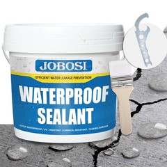1 Gal Transparent Rubber Waterproof Sealant Terrace Roof Basement Pond Repair