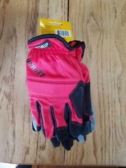 4 Pairs LARGE WORKING GLOVES Firm Grip Utility multi-color NEW washable tough