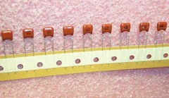 QTY (100) .022uf 50V 10% POLYESTER FILM CAPACITORS ECQB1H223KF9 PANASONIC