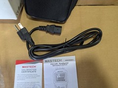 New Mastech MS5908A Circuit Analyzer AC 100-240V RMS US Model Plug Electric