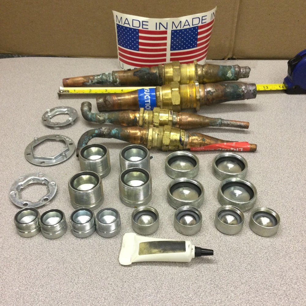 Refrigeration Quick Connects Aeroquip Take Off Set 7/8 ,5/8 And 2 , 3/8 Pairs
