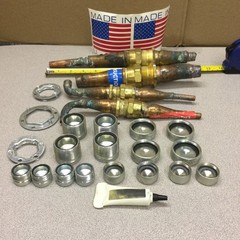 Refrigeration Quick Connects Aeroquip Take Off Set 7/8 ,5/8 And 2 , 3/8 Pairs