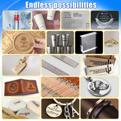 Scotle 10W UV Laser Marking Machine Engraver & Chiller For Glass Wood Metal PVC