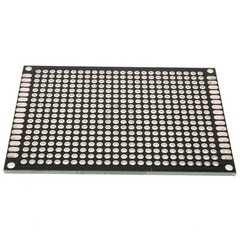 5cm x 7cm Black PCB Printed Circuit Board, 5 Pack, 432 Holes, 32 Pads