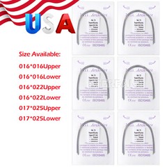 0.99/pack ETERFANT Dental Orthodontic Arch Wire Rectangular NiTi/Stainless Steel