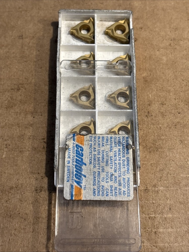 SECO 16NR12UN-G1 CP50 Carbide Internal Laydown Threading Inserts (Pkg of 10) New