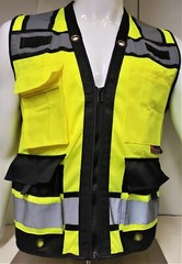 FX HIGH VISIBILITY Surveyor Two Tones Safety Vest Mesh front & back