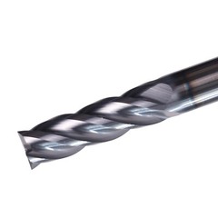 4 Flute 3/16″ x 5/8″ x 2″ Solid Carbide Long End Mill – AlTiN Coated 5 PCS