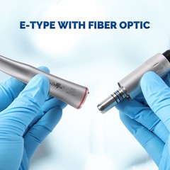 Dental 45°Electric Contra Angle Fiber Optic 1:4.2 Increasing Low Speed Handpiece