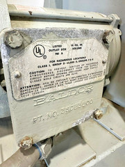 “CINCINNATI HP-4C21” H.D INDUSTRIAL FAN BLOWER 208-230/460V, 5HP 3450RPM