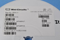 10 Mini-Circuits Linear Amplifiers .05 – 6 GHz 50Ω Crosses w/ WJ AH1 P/N: PHA-1+