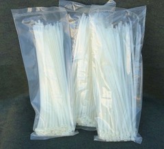 100 PCS 6″ Natural Color Cable Wire Tie 40 Lbs Zip Nylon Fasten Secure Locking