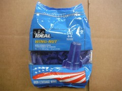 Bag Of Ideal Wing Nut Connectors Qty-100,#30-654 High Leverage Wing Twist*NDR10U