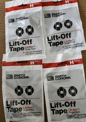 4 Smith Corona Print Wheel Lift Off Tape H59402 1030 Ribbons NEW