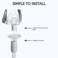 Nispira in-line Outlet Bacteria Filter for CPAP/BiPAP Machine 25mm /22 mm 6 Pks