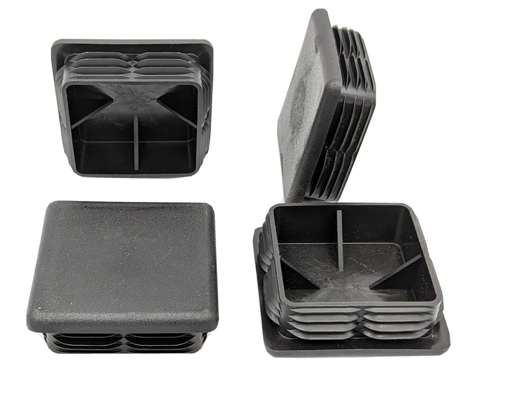 CAPLUGS, SQUARE TUBING PLUGS, SQR-100MM, 4″ X 4″, LOT OF 5 FREE SHIPPING