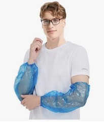 Disposable Plastic Arm Sleeves 100 per pack (17 Packs available)