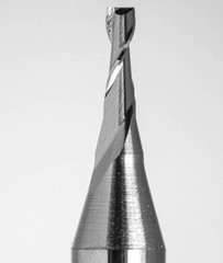 .045″ 1.15mm Carbide CNC End Mill 2 Flute Square End 1/8 Shank 10 Pc Kyocera