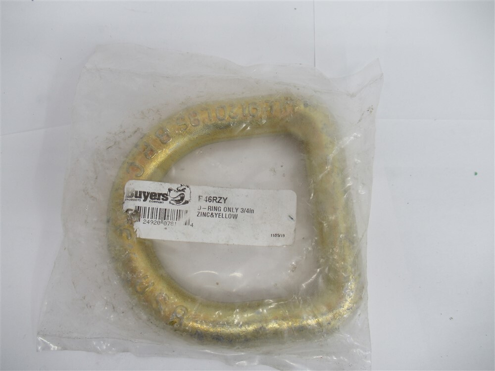 Buyers B46RZY , 3/4″ D-Ring Only , Zinc & Yellow