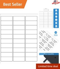500 Sheets 1×2-5/8 Address Shipping Labels – Bulk Pack for Laser/Inkjet Printers