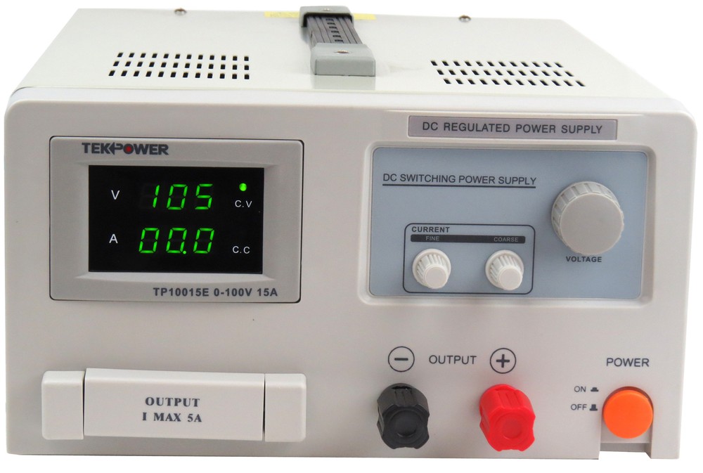 TekPower TP10015E DC Adjustable Switching Power Supply 100V 15A Digital Display