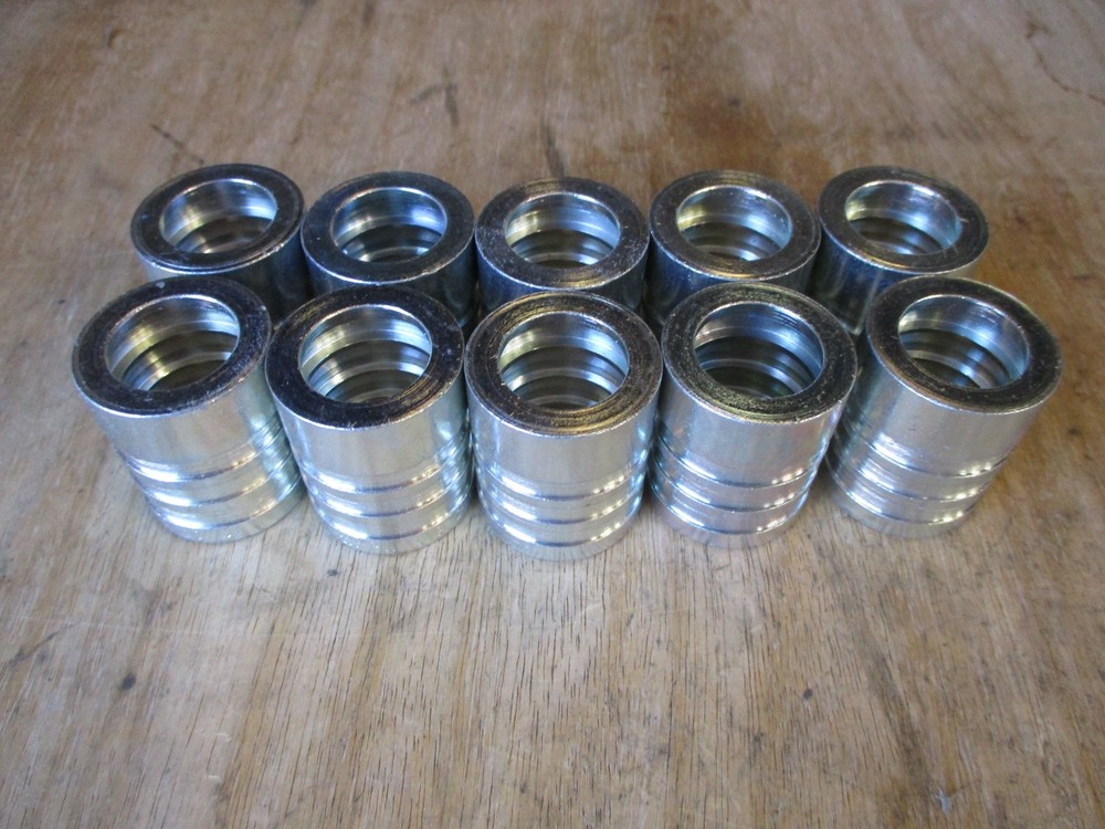 10 PACK MANULI HYDRAULIC HOSE FITTINGS 2 PIECE FERRULE 5/8″ 10 PACK