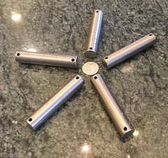5 monel pin 5/8 x 3 1/8 long 2 1/2 between cotter pin holes nickel copper alloy