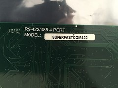 Comm Tech Super Fastcomm 422 PCI Series RS-422/485 4