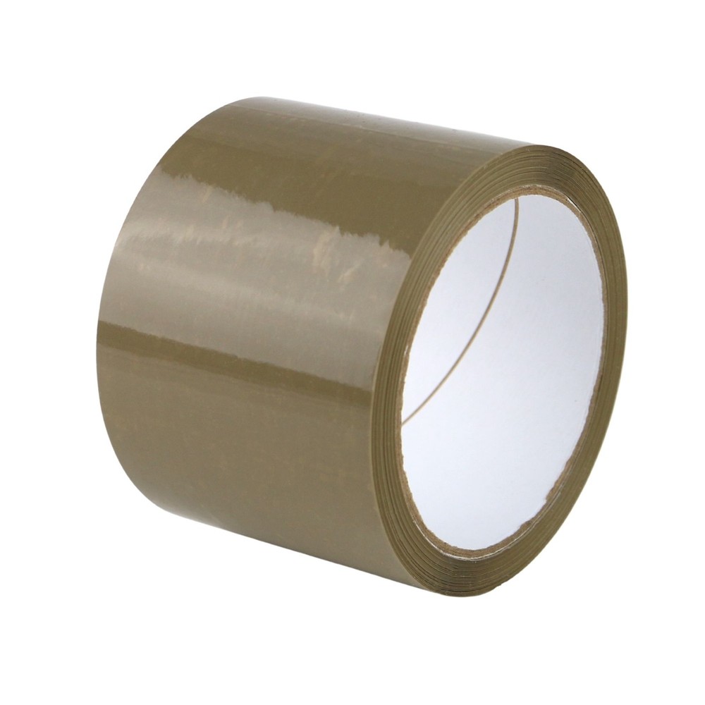 FindTape Carton Sealing Packing Tape (BOPP-R2M): 3 in. x 55 yds. (Tan)