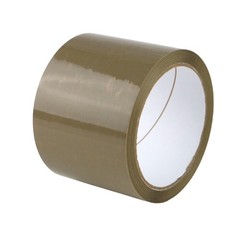 FindTape Carton Sealing Packing Tape (BOPP-R2M): 3 in. x 55 yds. (Tan)