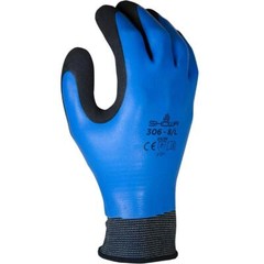 Showa Atlas 306 Gloves, Dual Latex Coated, Latex Foam Coated Palm Grip (1 Pair)