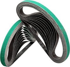 SATC 1/2 Inch x 18 Inch Zirconia Sanding Belts for File Sander, 10-Pack 80 Grit