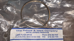 Lot of 10 Silver 56% BAG-7 Brazing Rings Prince Izant 2.25 OD 93 Grams Not Scrap