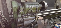 HENDEY, ENGINE LATHE, 20″ X 12 FT, CHUCK, STEADY REST, SOLD IN RUNNING CONDITION