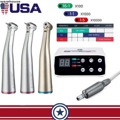 US NSK Style Dental Brushless LED Electric Micro Motor 1:5 Increasing Handpiece