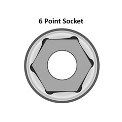 30mm x 1/2″ Drive x 6 Point Short Impact Socket by ContractorsX