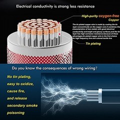 18awg Electronic Wire Kit,Flexible Silicone Wire 6 Color 18 Gauge Hook Up Wire(6