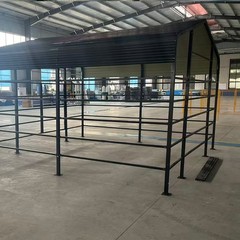 13x13FT Metal Livestock Shelter Heavy Duty Steel Barn for Horse&Cattle Free Ship