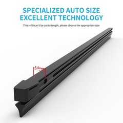 Wiper Blade Refill, 28”+14” Wiper Refill 8.5 mm Original Equipment Manufact…