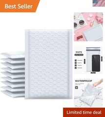 Brand New Bubble Mailers White 4×8 Inch 50 Pack