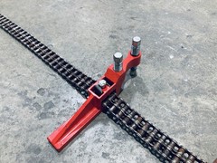 Mathey Dearman 14ft Chain Pipe Clamp 6 Clamp Steel Jackbar 2-Screw Orange