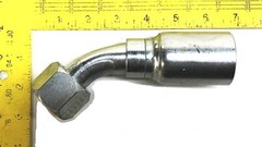 ?Eaton 1″ x 1″ 45 Degree Swivel Hydraulic Hose Fitting 16U-696 NOS
