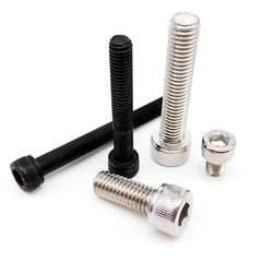 1/50x M3 M4 M5 M6 M8 Hex Hexagon Socket Cap Allen Head Screw Bolt Length 4-100mm