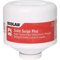 Case Of 4 ECOLAB 6117905 Solid SurgePlus Laundry Detergent 36 LB